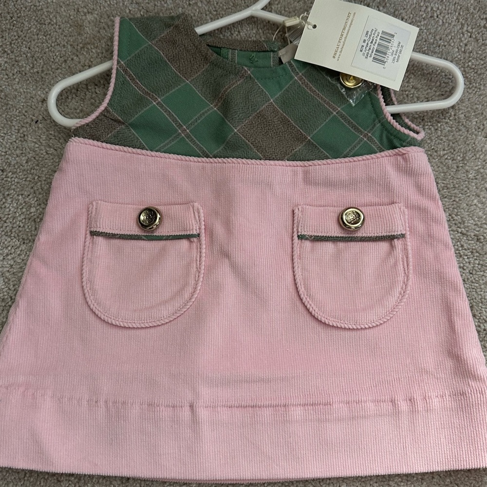 NWT THE BEAUFORT BONNET COMPANY JILL JUMPER SIZE 0/6m